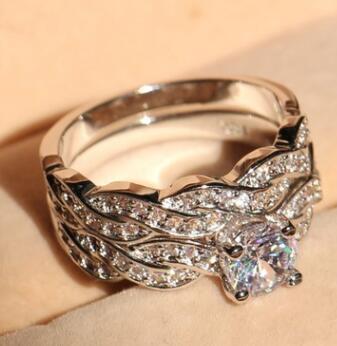 Wedding Ring Set - Matching Couple Rings in Silver