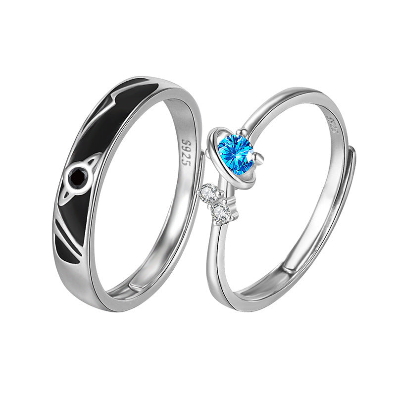 Dream Planet Couple Rings - Matching His & Hers Rings