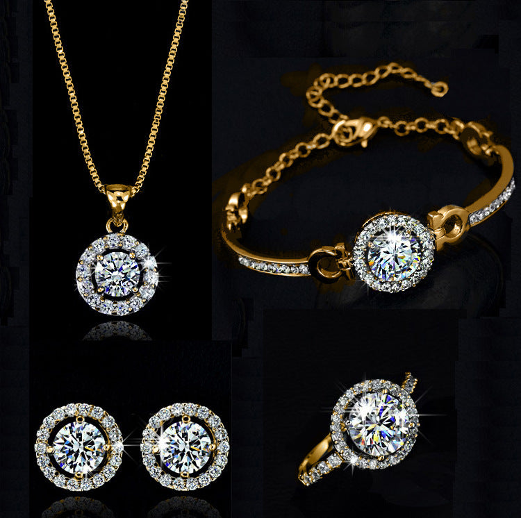Complete Jewelry Set - Necklace, Earrings & Accessories