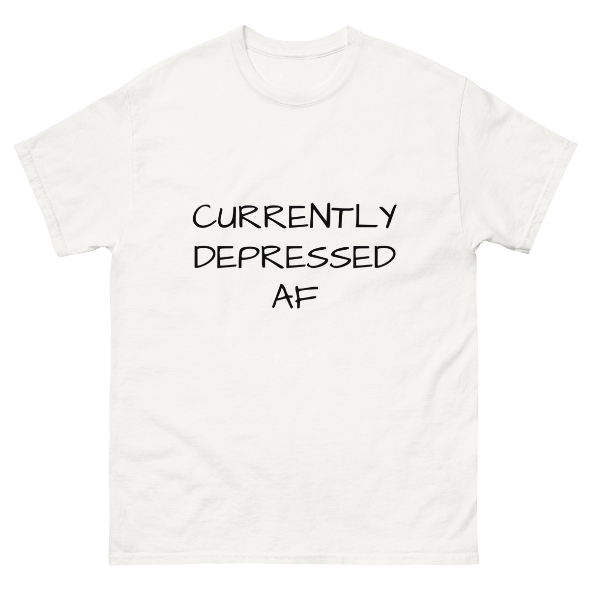 Currently Depressed AF - Mental Health Awareness Tee