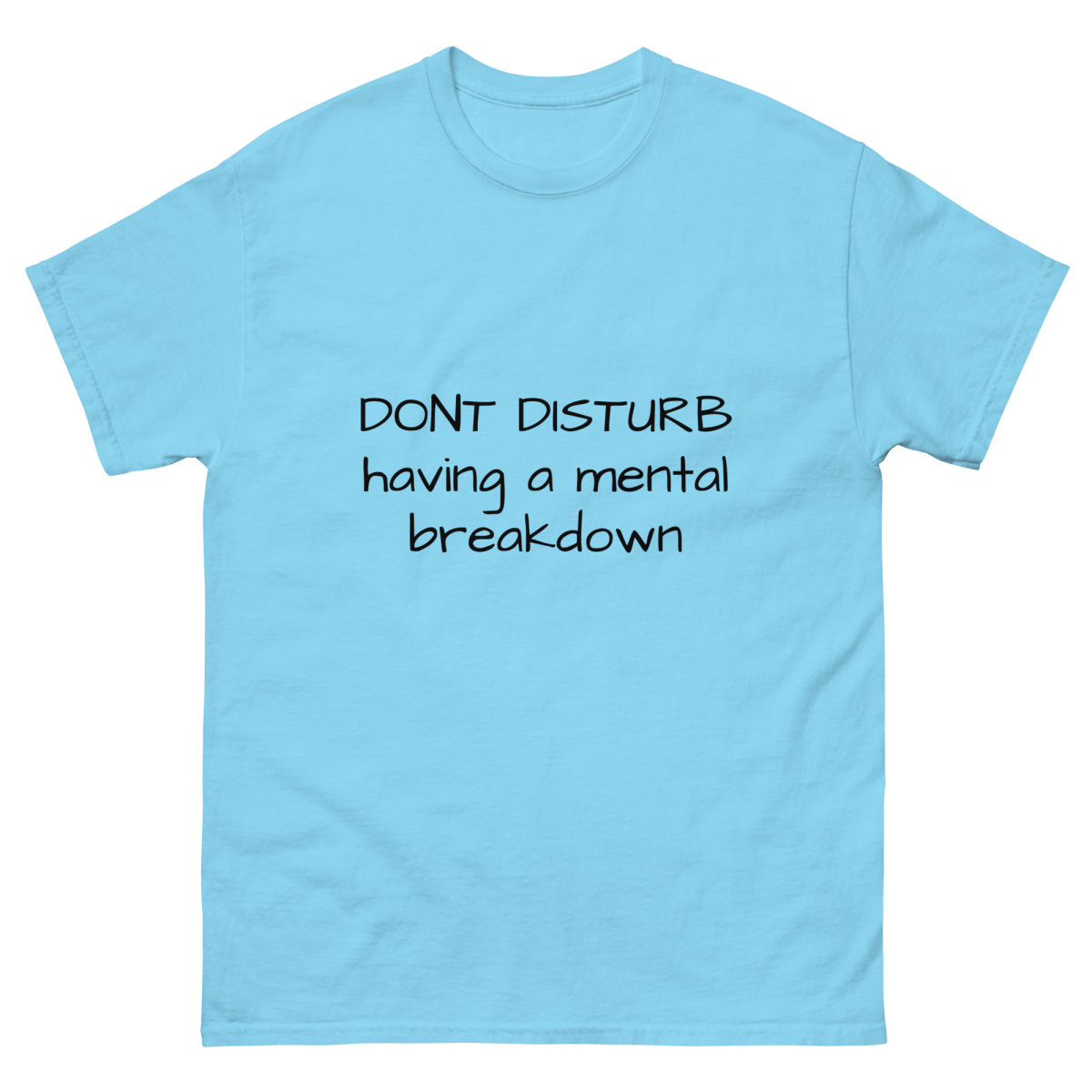 Don't Disturb Having A Mental Breakdown - Humor Tee