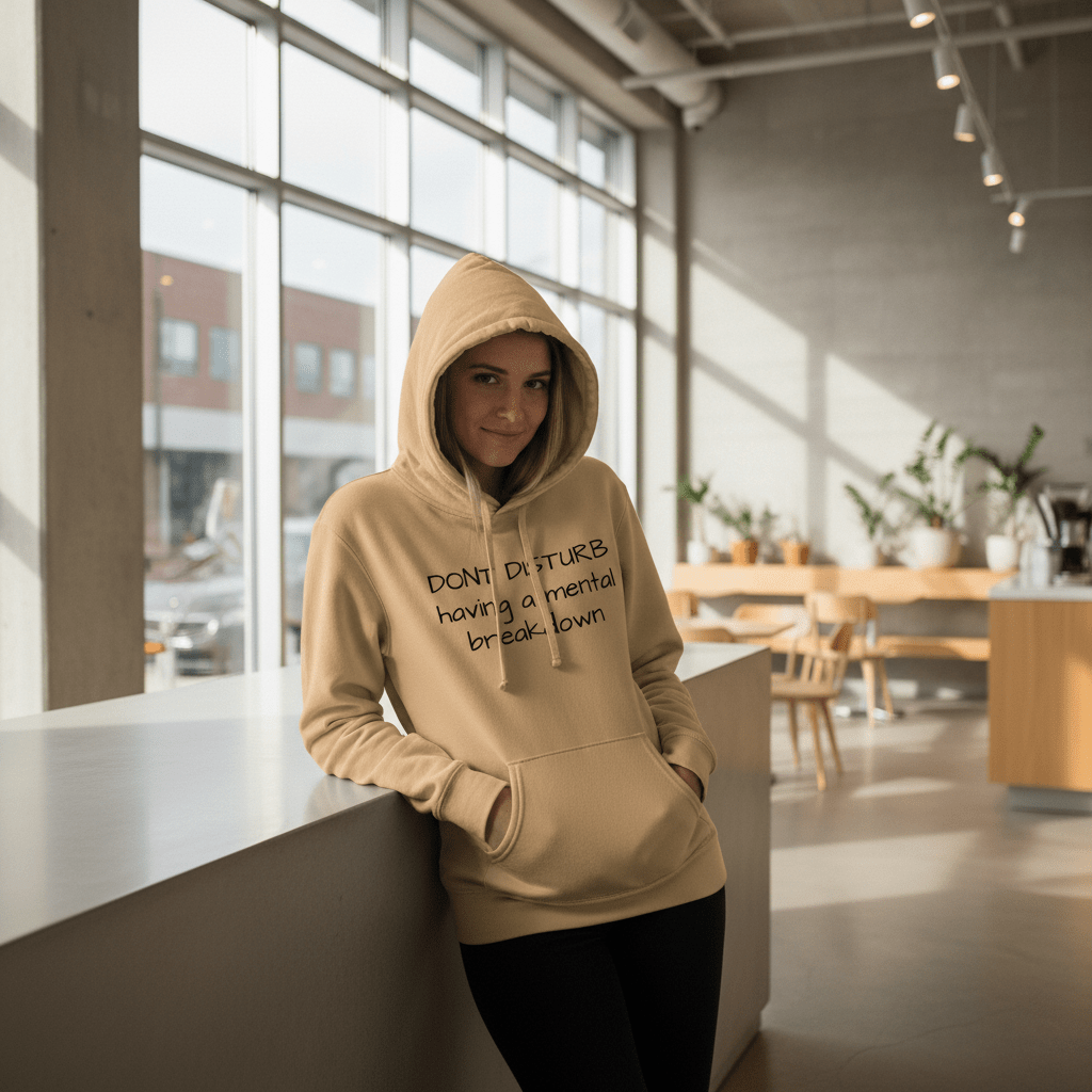 Don't Disturb Having Mental Breakdown - Comfort Hoodie