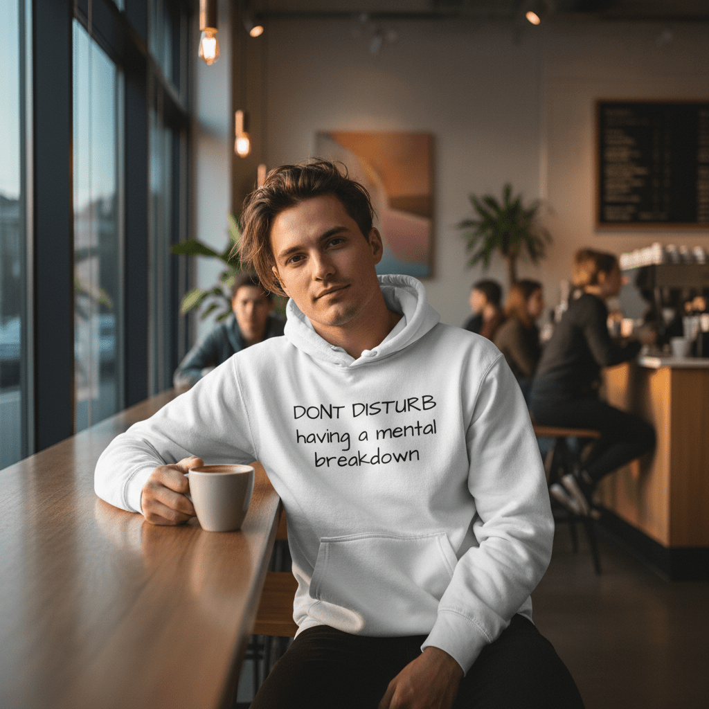 Don't Disturb Having Mental Breakdown - Comfort Hoodie