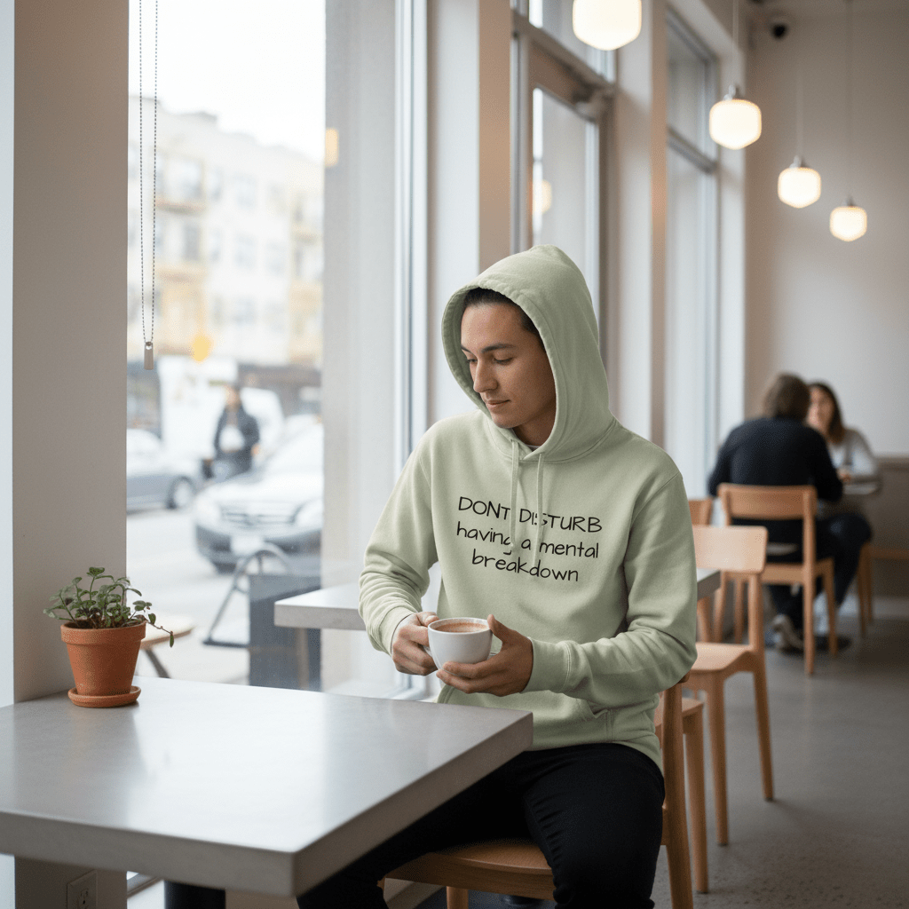 Don't Disturb Having Mental Breakdown - Comfort Hoodie