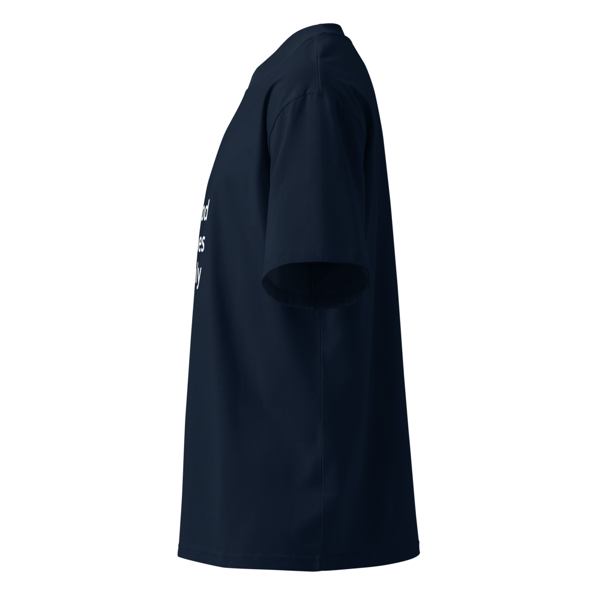 Good Vibes Only Unisex organic oversized high neck t-shirt