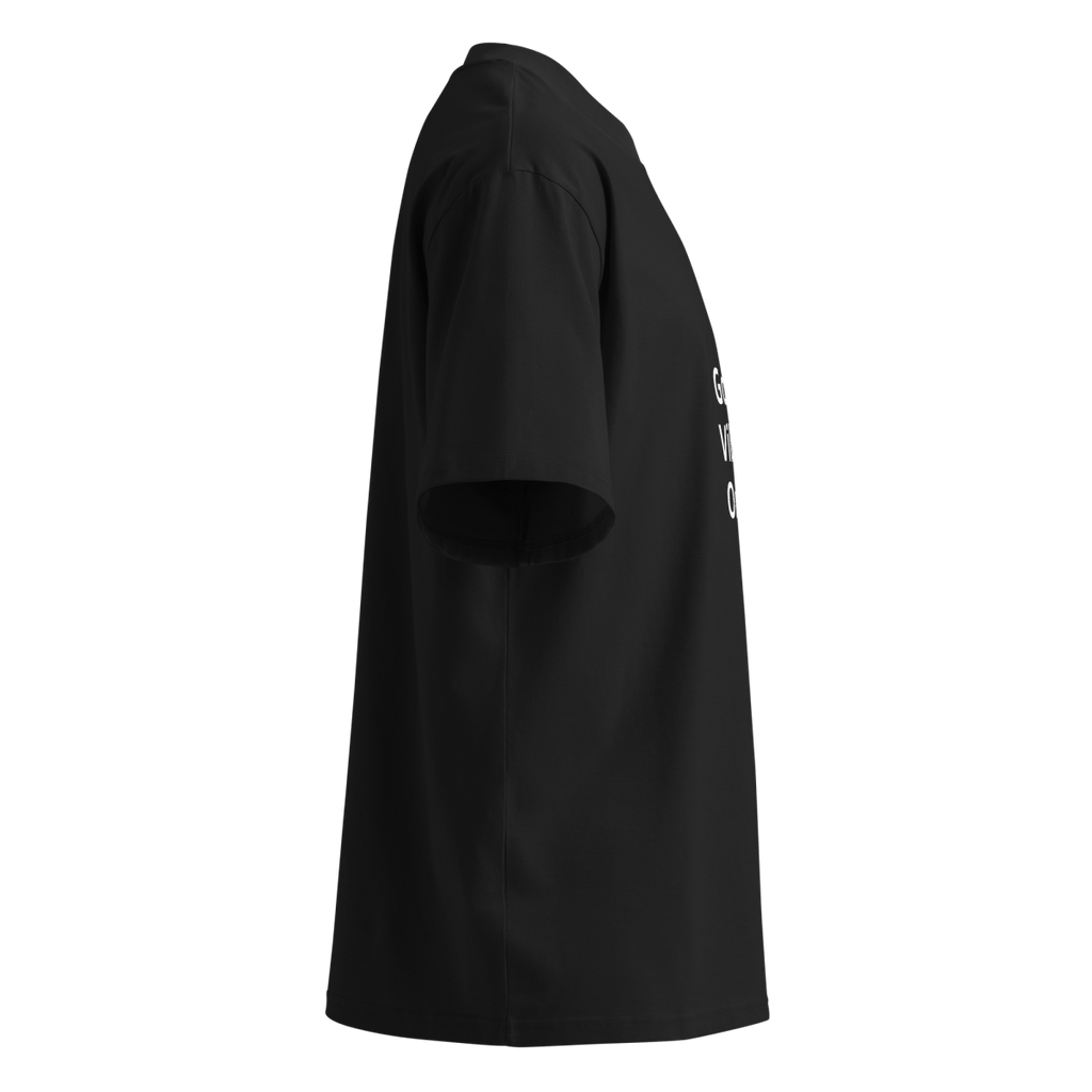 Good Vibes Only Unisex organic oversized high neck t-shirt