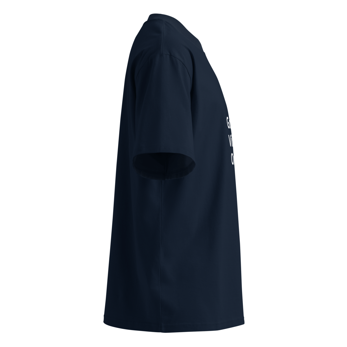 Good Vibes Only Unisex organic oversized high neck t-shirt