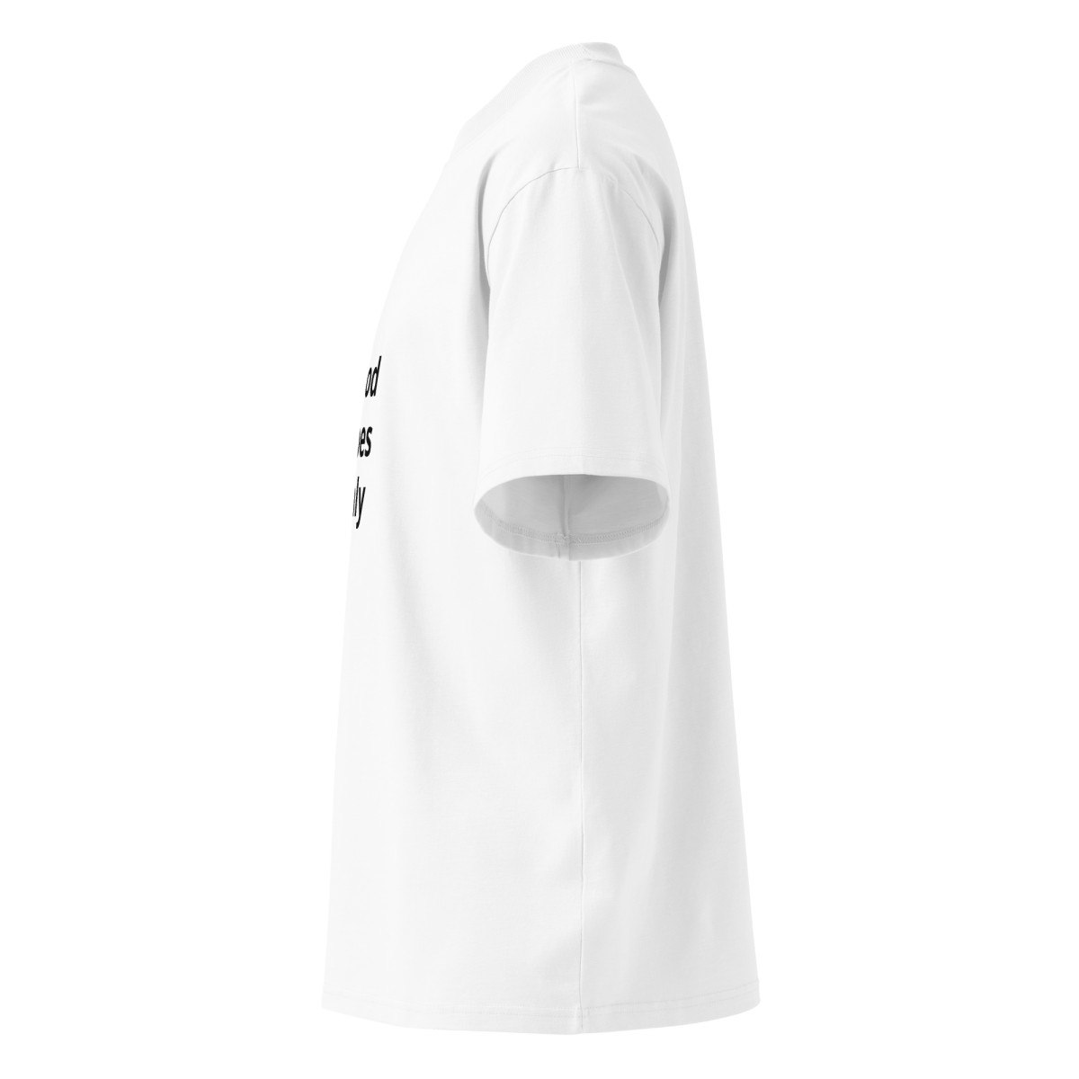 Good Vibes Only Unisex organic oversized high neck t-shirt