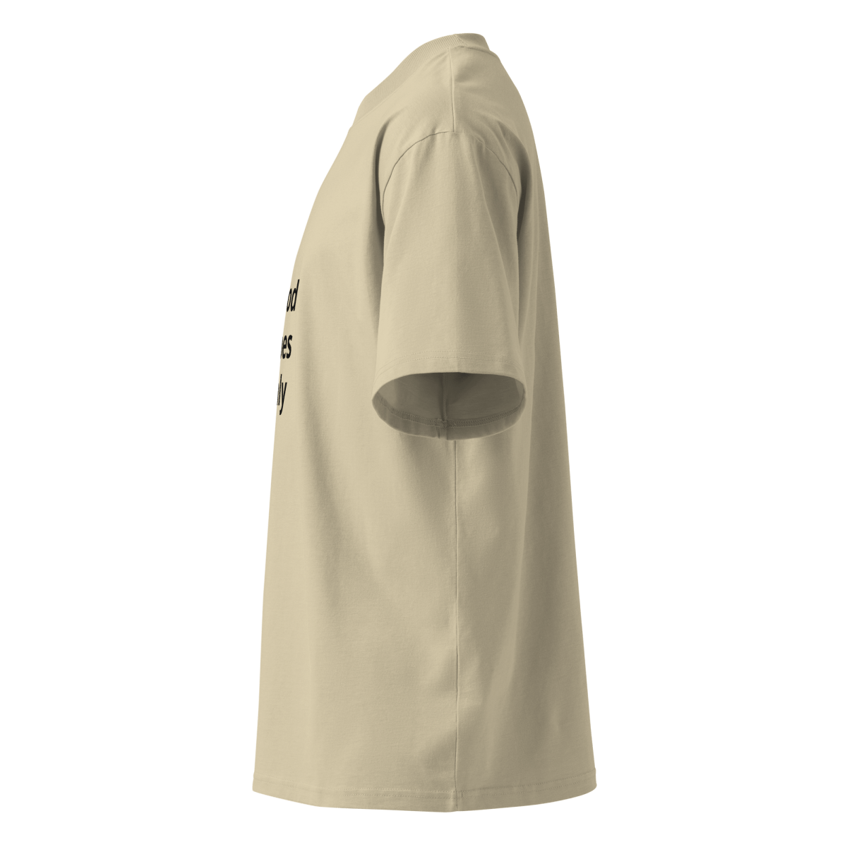 Good Vibes Only Unisex organic oversized high neck t-shirt