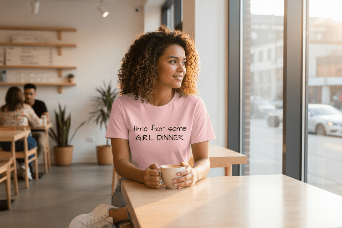 Time For Some Girl Dinner - Relatable Humor Tee